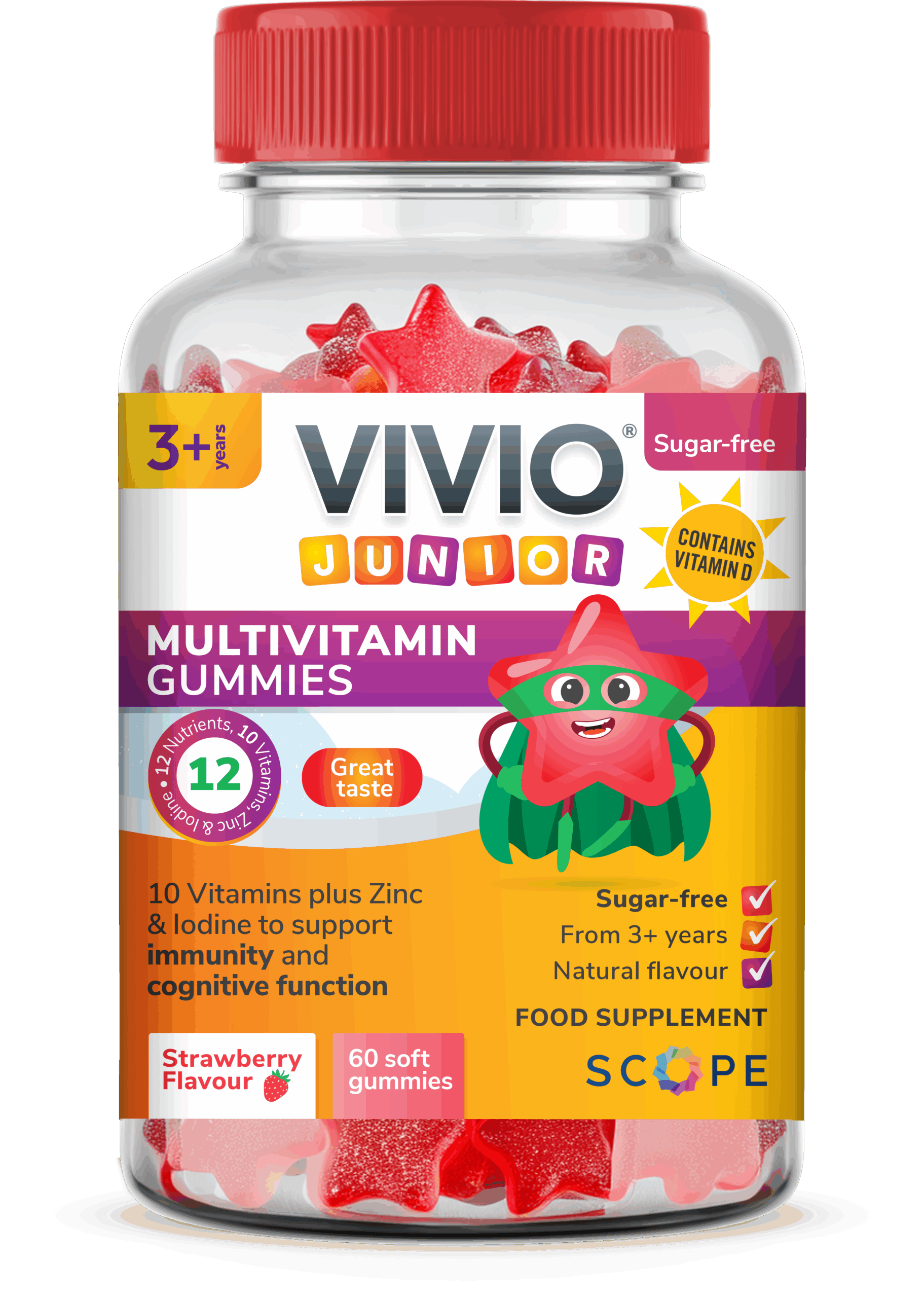 VIVIO Junior Multivitamin Gummies